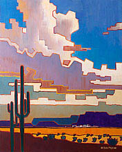 Pejman Clouds over Mesa Giclee